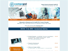 Tablet Screenshot of e-campopsi.com